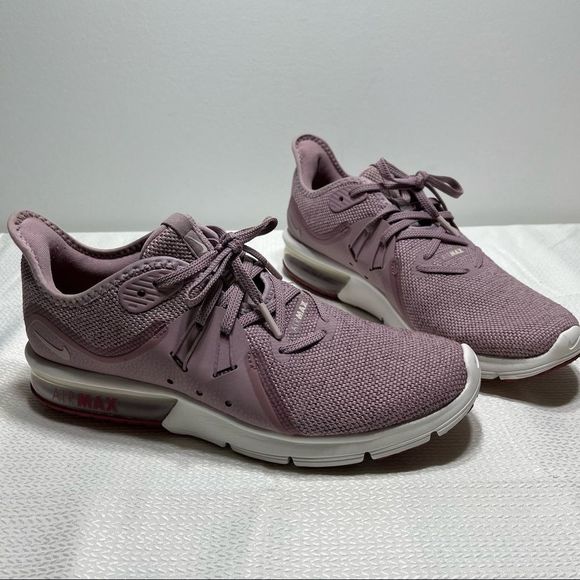 Nike Air Max Sequent 3 Rose Running Shoe 908993-602 Women Size 9.5 - Picture 6 of 6